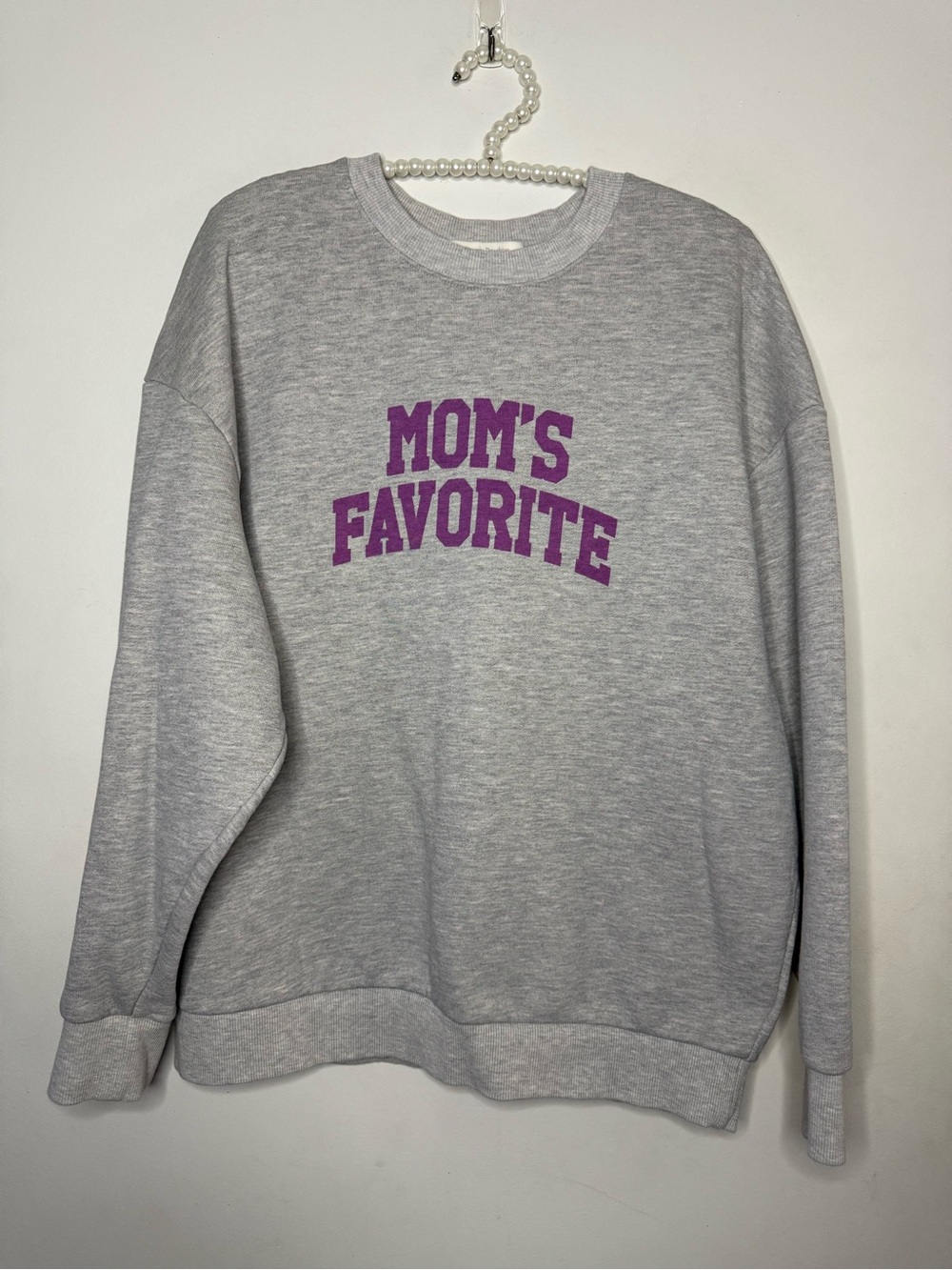 Favorite Daughter “MOM'S FAVORITE" Graphic Sweatshirt
